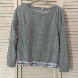 Calvin Klein Wide-neck Sweatshirt Sz Small